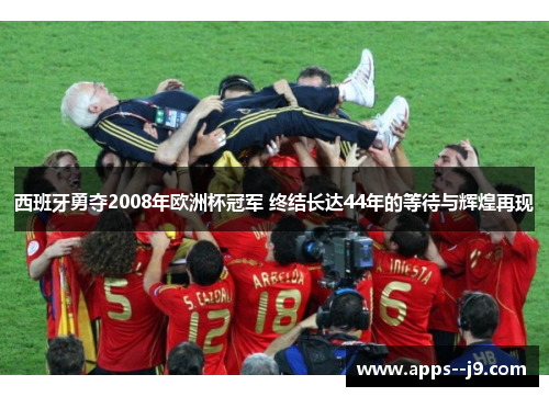 西班牙勇夺2008年欧洲杯冠军 终结长达44年的等待与辉煌再现